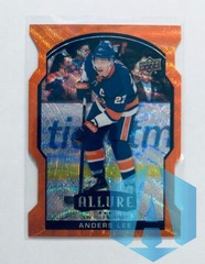 Anders Lee 2020-21 Upper Deck Allure Orange Slice Die-Cut #33 New York Islanders